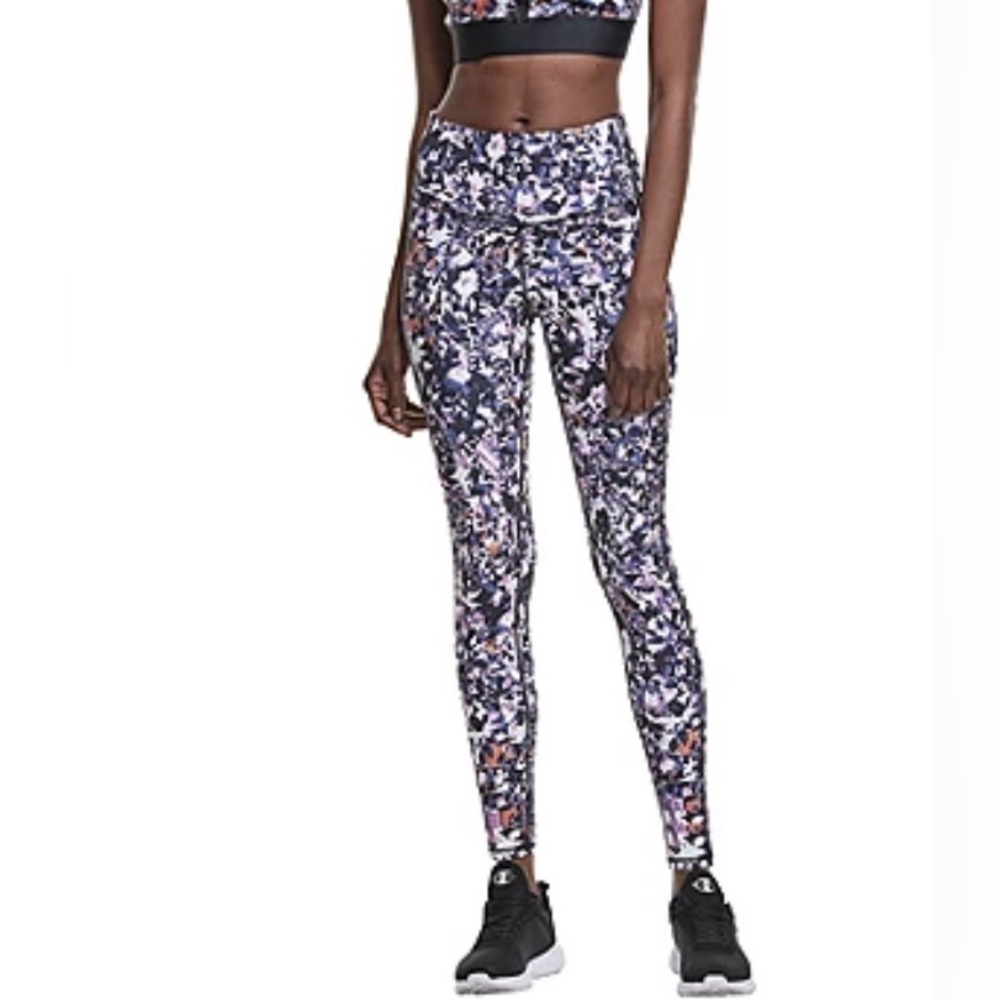 Champion Womens High Rise Moisture Wicking Full Length Leggings Size Medium